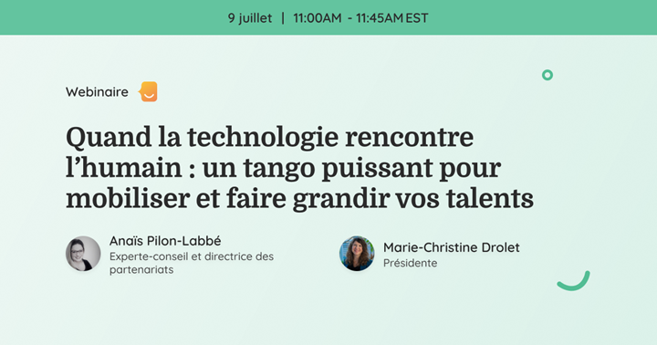 [Meta] Webinar Quand La Technologie Rencontre L’Humain
